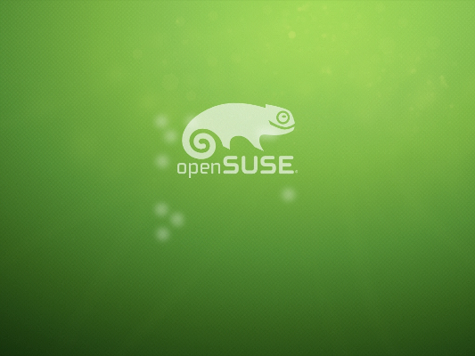 openSUSE splash screen