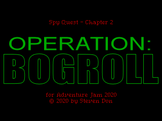 Operation: BOGROLL title screen
